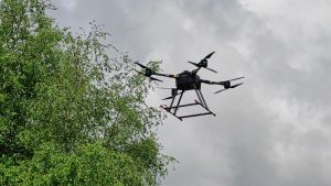 Démonstration en vol d'un HERCULES sur notre site de Production